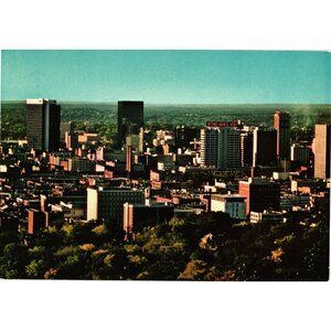 Vintage Birmingham Alabama View from Red Mountain Postcard